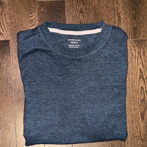 American Eagle (AE) Long-Sleeve Crew Neck Pullover - Picture 4 of 4